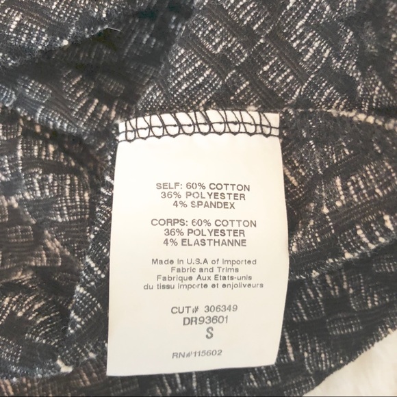 Lush ||  Black & White Pattern Sleeveless Dress - Picture 4 of 5